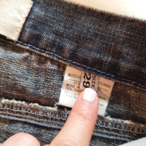 •Moschino• Donna Ruffled Flare Jeans - Picture 5 of 8